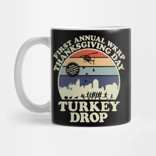 White First Anual Turkey Drop Mug